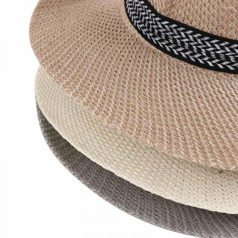 Berets Fisherman Style Dad Hat - Fashionable Straw Sun Hat for Men