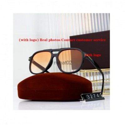 Luxury Designer Ford Polarized Sport Sunglasses - Black & Orange for Men & Women