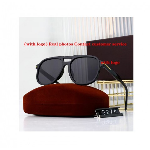 Luxury Designer Ford Polarized Sport Sunglasses - Black & Orange for Men & Women