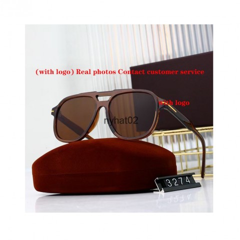 Luxury Designer Ford Polarized Sport Sunglasses - Black & Orange for Men & Women