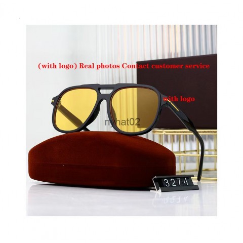 Luxury Designer Ford Polarized Sport Sunglasses - Black & Orange for Men & Women