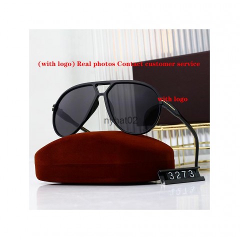 Luxury Designer Ford Polarized Sport Sunglasses - Black & Orange for Men & Women