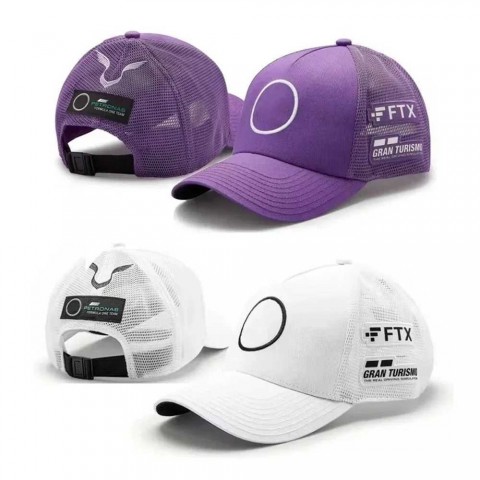 High Quality Moto GP F1 Racing Team Baseball Cap for Boys - Adjustable Snapback with Embroidered Design W241019