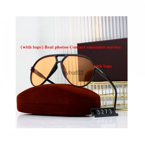 Luxury Designer Ford Polarized Sport Sunglasses - Black & Orange for Men & Women