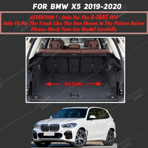 BMW X5 2019-2020 Customizable Trunk Mat | Car Cargo Liner with Synthetic Fiber Filling