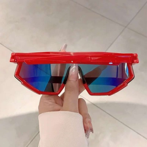 Oversized Designer Sun Glasses for Men and Women, Anti-UV Protection, PC Frame, Gradient Lenses
