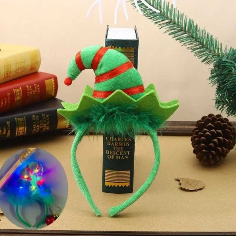 Creative Christmas Elf Headbands for Festive Holiday Parties