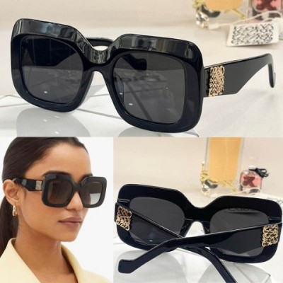 Acetate Fiber Designer Sunglasses LW40035 - Women's Trendy Square Frame