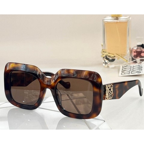 Acetate Fiber Designer Sunglasses LW40035 - Women's Trendy Square Frame
