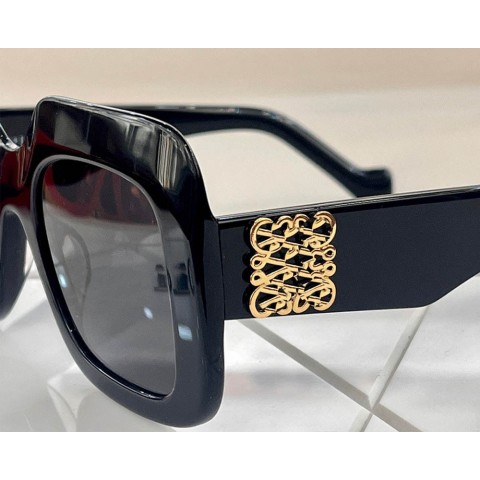 Acetate Fiber Designer Sunglasses LW40035 - Women's Trendy Square Frame