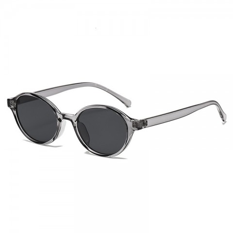 Retro Oval Frame PC Sunglasses for Men and Women 2024 UV380 Protection
