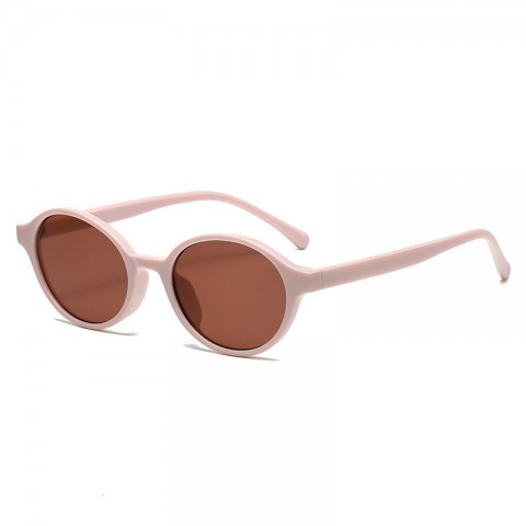 Retro Oval Frame PC Sunglasses for Men and Women 2024 UV380 Protection