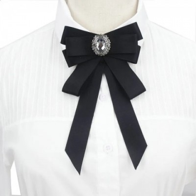 Elegant Lavender Letter Printed Bamboo Fiber Bow Tie for Men Business Accessory 13213