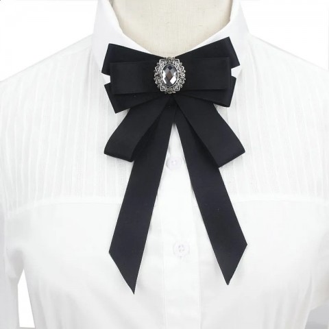 Elegant Lavender Letter Printed Bamboo Fiber Bow Tie for Men Business Accessory 13213