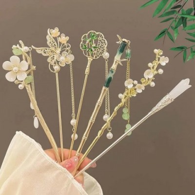 Retro Charm Wedding Tassel Hair Clip for Women