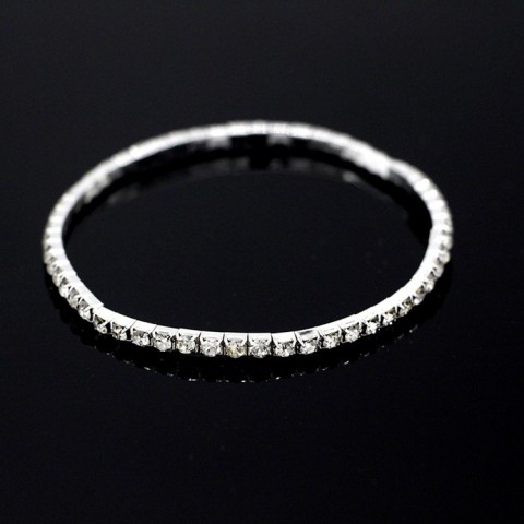 Exquisite Silver Artificial Diamond Anklets for Women - Multi-Level Fashion Foot Jewelry