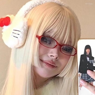 Red Retro Oval Sunglasses for Women with Anti-Blue Light & UV380 Protection