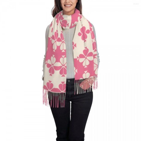 K-Kates Winter Multifunction Scarf - Geometric Printing Shawl for Unisex Fashion
