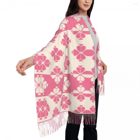 K-Kates Winter Multifunction Scarf - Geometric Printing Shawl for Unisex Fashion