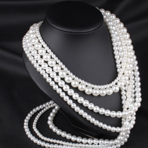 Luxury Personalized Antique Silver Plated Chunky Pink Pendant Necklace for Men
