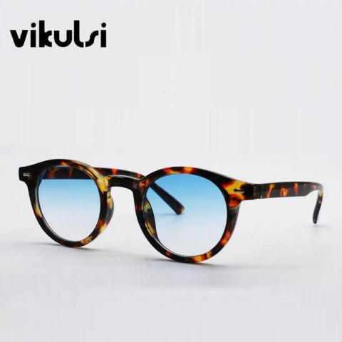 Retro Round Bluehawk Sunglasses for Men - PC Frame, Far Sight, Casual Style
