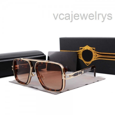 Luxury Brand Square Sunglasses with UV400 Protection for Men and Women
