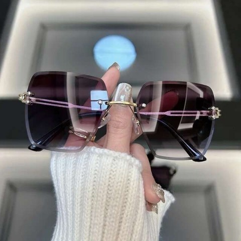 Brand Retro Square Sunglasses for Men and Women, UV380 Protection, Mixed Colors