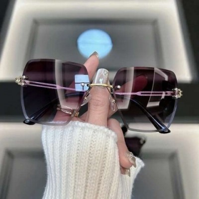 Brand Retro Square Sunglasses for Men and Women, UV380 Protection, Mixed Colors
