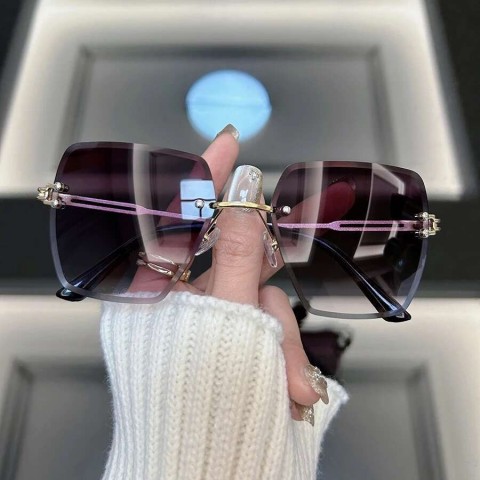 Brand Retro Square Sunglasses for Men and Women, UV380 Protection, Mixed Colors