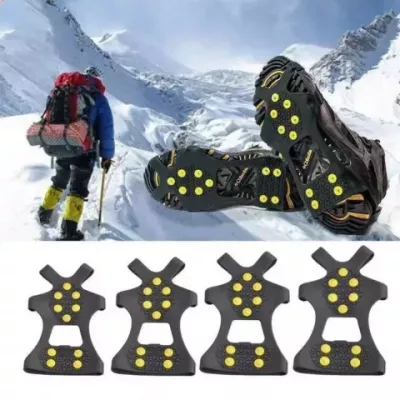 Thermo Plastic Elastomer Climbing Shoes Spikes for Anti-Skid Snow and Ice Protection