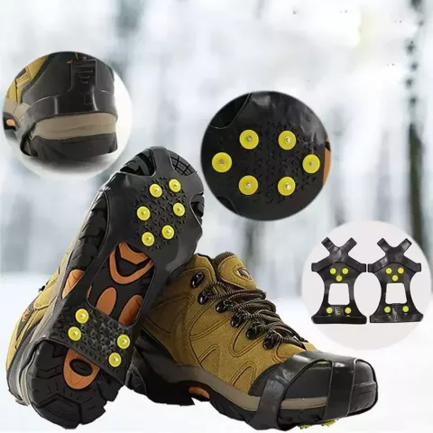 Thermo Plastic Elastomer Climbing Shoes Spikes for Anti-Skid Snow and Ice Protection