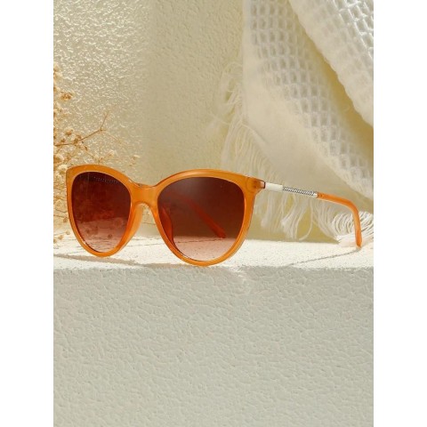 Punk Fashion Cat Eye Sunglasses for Men - Plastic & Metal Frame