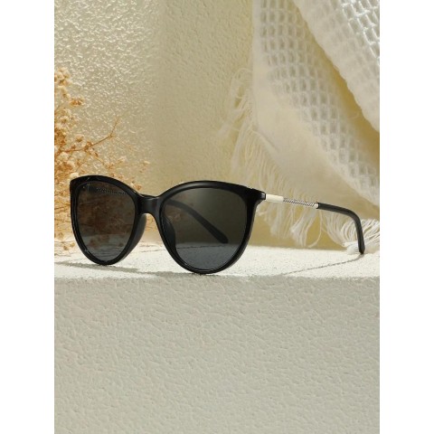 Punk Fashion Cat Eye Sunglasses for Men - Plastic & Metal Frame