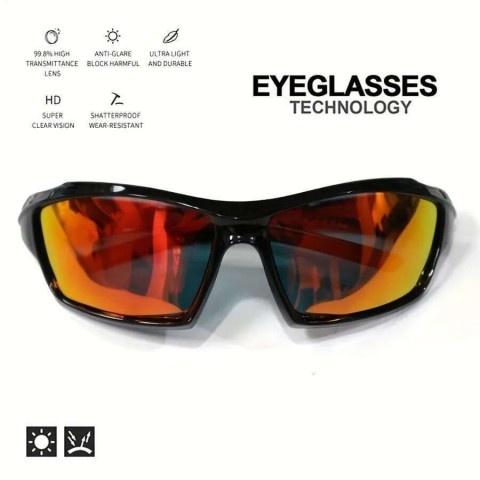 Fashion Polarized UV400 Sunglasses - Round Frame Metal, Purple Lenses, Men Women
