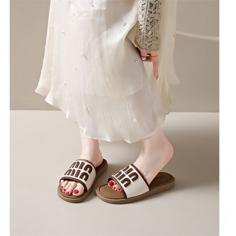 Vintage Fashionable Women's Slip-On Sandals