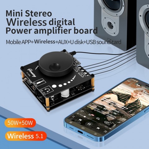 YS-AP50L 50W Stereo Power Amplifier with Bluetooth for Home Theater