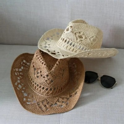Unisex Curly Wide Brim Denim Sun Hat - Retro Hollow Climbing & Fishing Hat