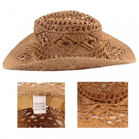 Unisex Curly Wide Brim Denim Sun Hat - Retro Hollow Climbing & Fishing Hat