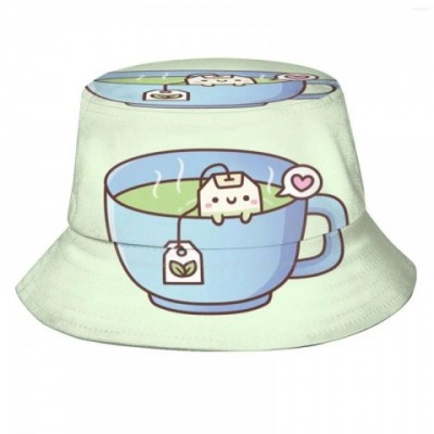 Cute Kawaii Beret Hat - Unisex Green Tea Design for Spring & Fall