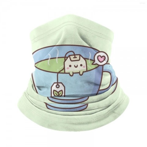 Cute Kawaii Beret Hat - Unisex Green Tea Design for Spring & Fall