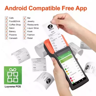 G-Android Handheld POS Terminal with Thermal Printer & NFC Reader