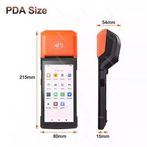 G-Android Handheld POS Terminal with Thermal Printer & NFC Reader