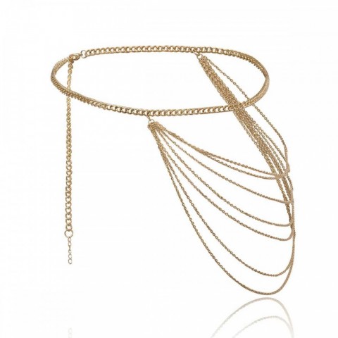 Bohemian Gold Belly Chain Belt for Women - Trendy Summer Beach Accessory