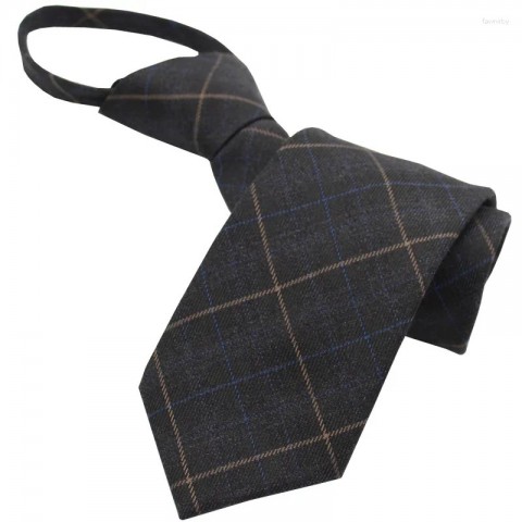 Elegant Men's Bamboo Fiber Lavender Bow Tie with Zipper for Professional Wear