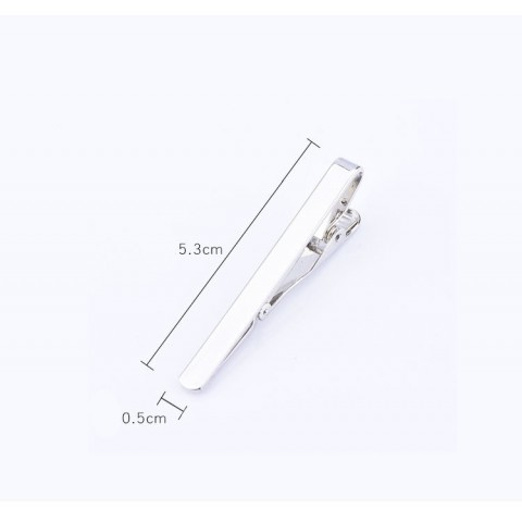 Simple Men's Brass Chinese Style Tie Clip - Perfect Wedding Gift