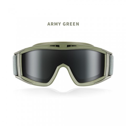 Tactical Airsoft Goggles - Anti-Fog Polycarbonate Safety Glasses for Men & Women