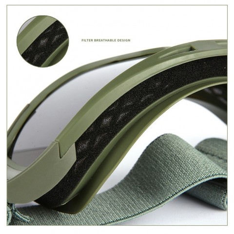 Tactical Airsoft Goggles - Anti-Fog Polycarbonate Safety Glasses for Men & Women