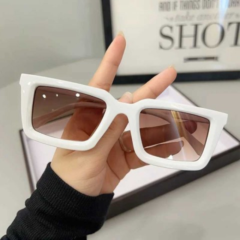 Luxury Y2K Square UV400 Women Sunglasses Designer Brand Stylish Fashion Shades