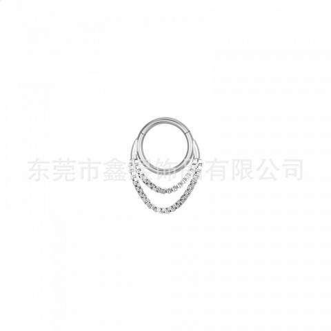 Xin Yu Minimalist Punk Style Universal Titanium Nose Ring