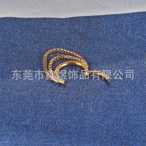 Xin Yu Minimalist Punk Style Universal Titanium Nose Ring